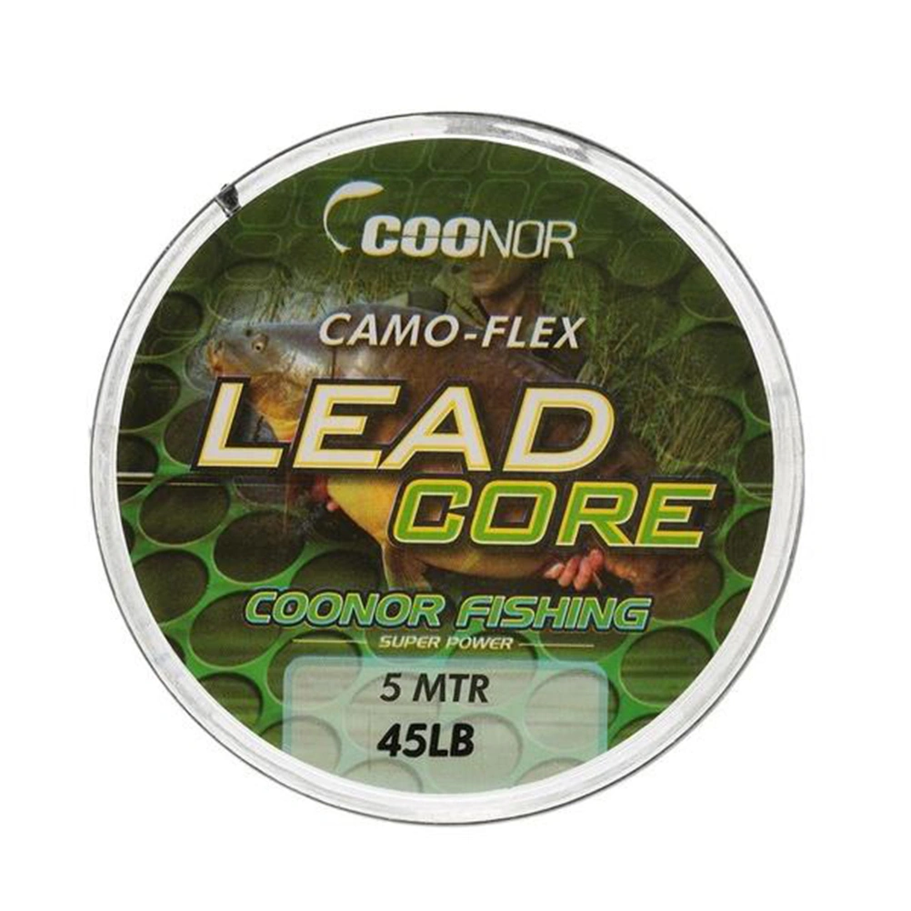 Lead Core Fishing Line Spools Strong Braid Trolling Line 45 Pounds 5 Meters (Green)