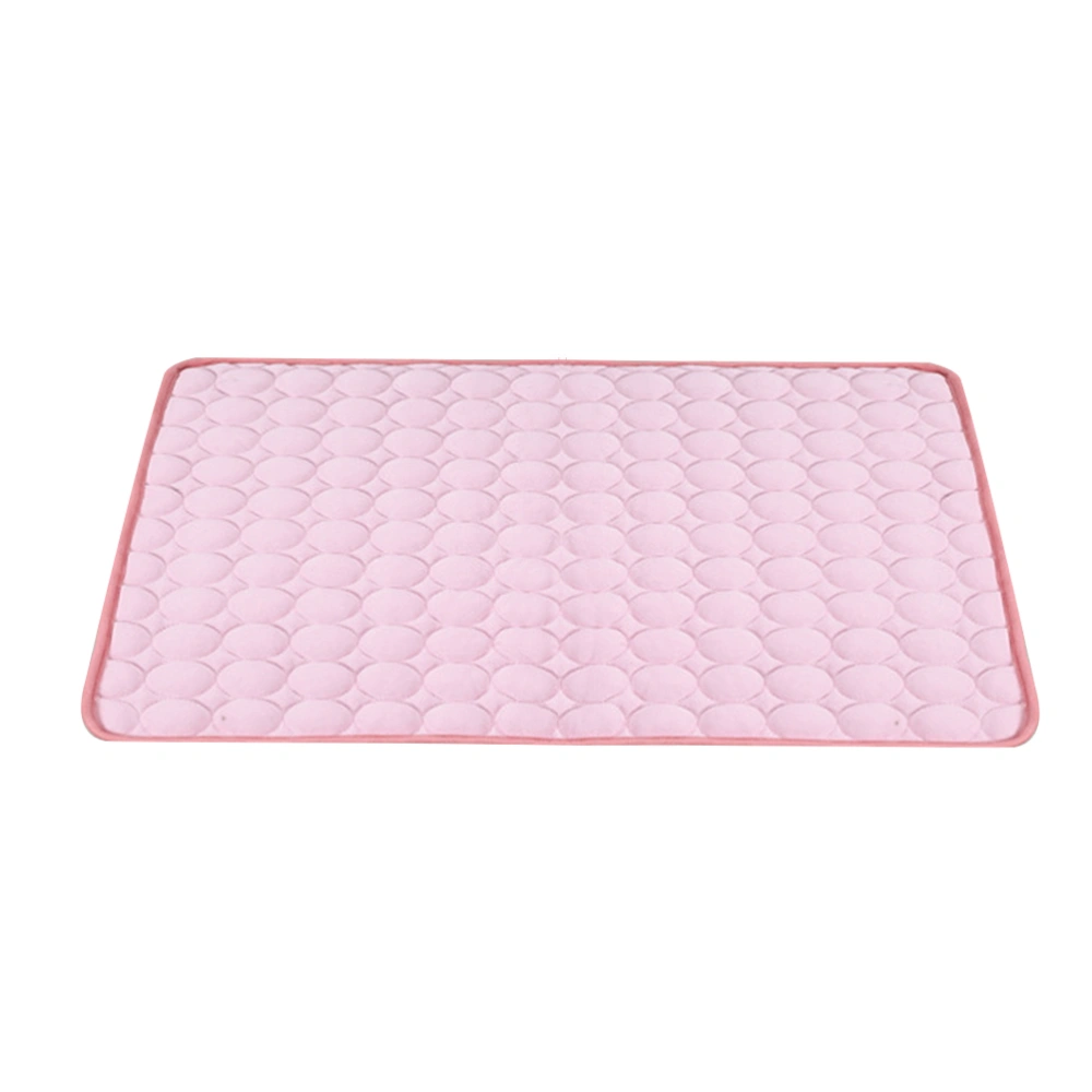 Summer Cool Pet Pad Premium Indoor Pet Cushion Pet Supplies for Cat Dog (Pink, 70x56cm)