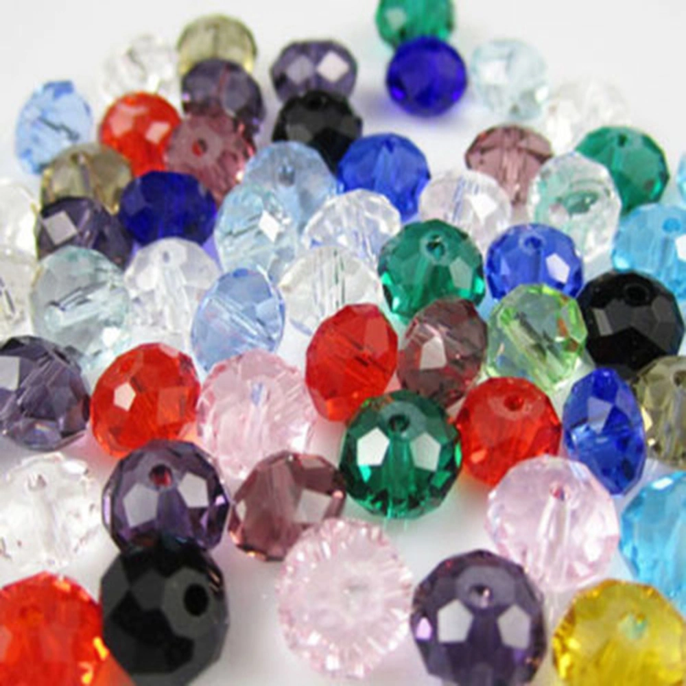 150pcs DIY Faceted Rondelle Glass Crystal Beads for Jewellery Necklace Bracelet Making 3x4mm (Medium Purple)