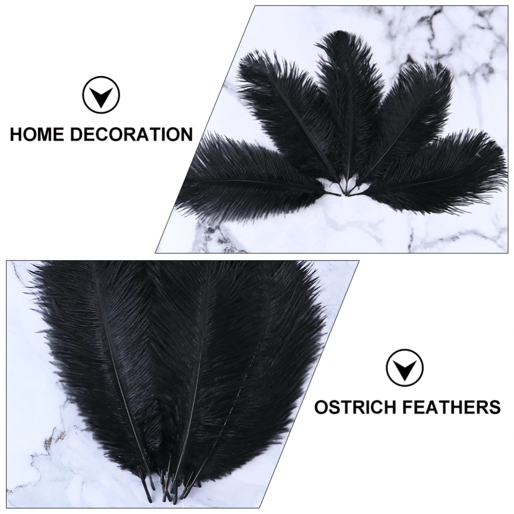 10pcs Ostrich Feathers Plume 15-20cm Wedding Ostrich Feathers Decoration