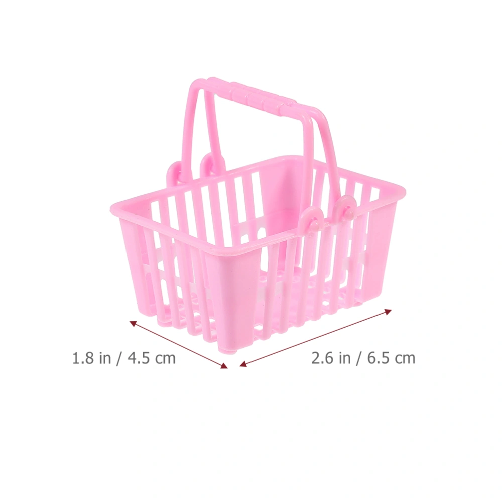 20Pcs Mini Shopping Basket Small Retail Shopping Basket Girls Toys Age 4-5