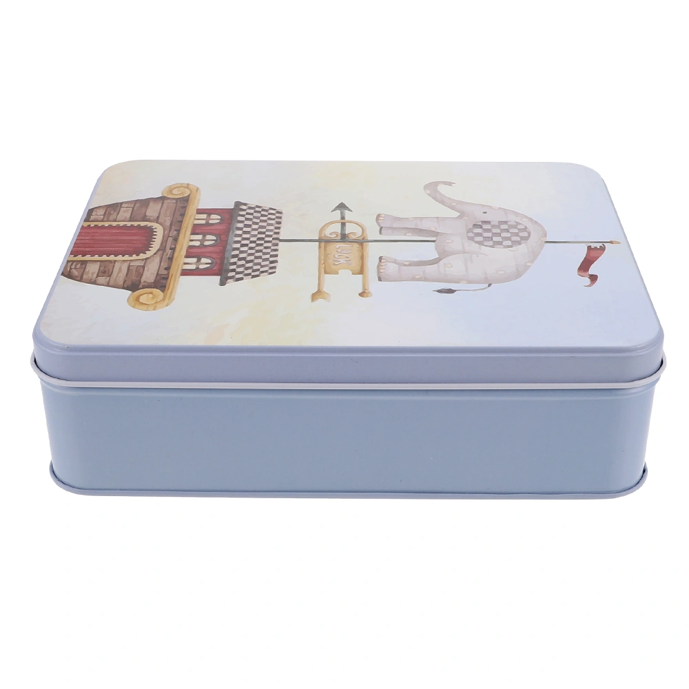 Multi-functional Tinplate Storage Box Decorative Candy Box Desktop Sundry Box