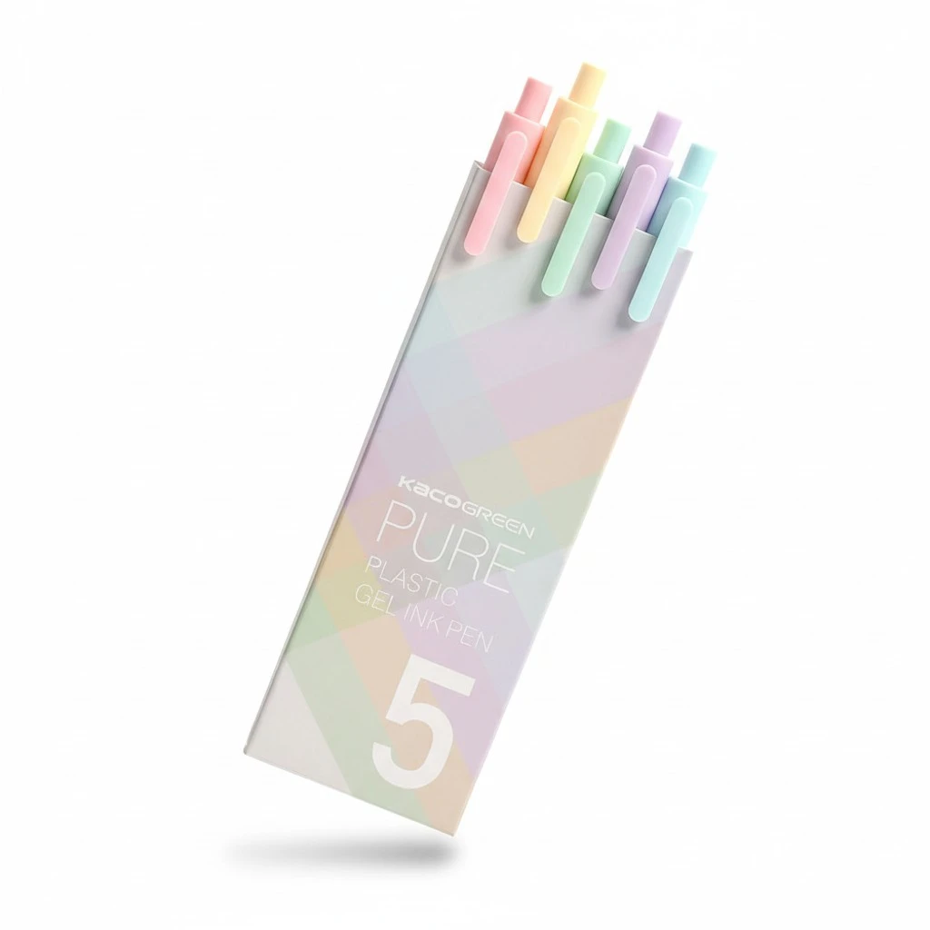 1 Box/5pcs Office Gel Pens Multi-functional Writing Pen Practical Signing Pen