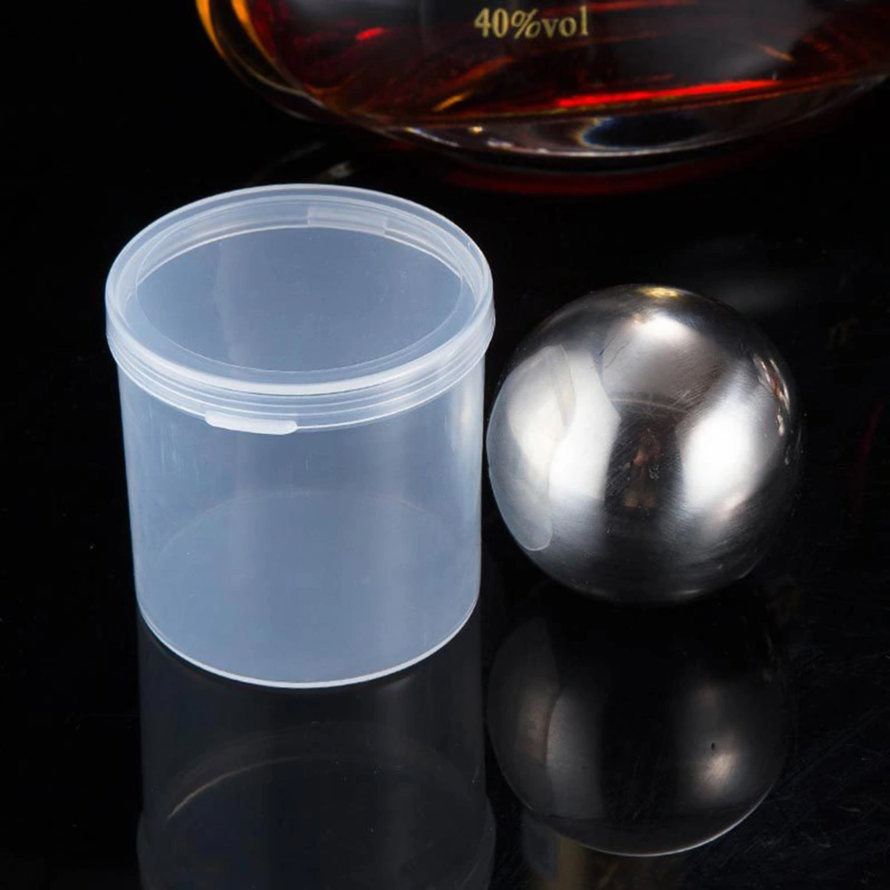 38mm Reusable Whisky Stone Stainless Steel Ice Wine Ball Beverage Chilling for Home Bar