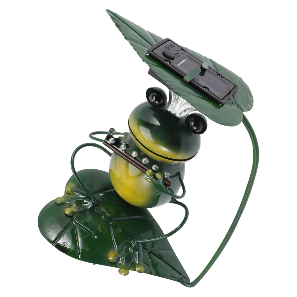 Solar Stake Light Frogs Statue Lawn Lamp Garden Decorative Light Outdoor Lamp