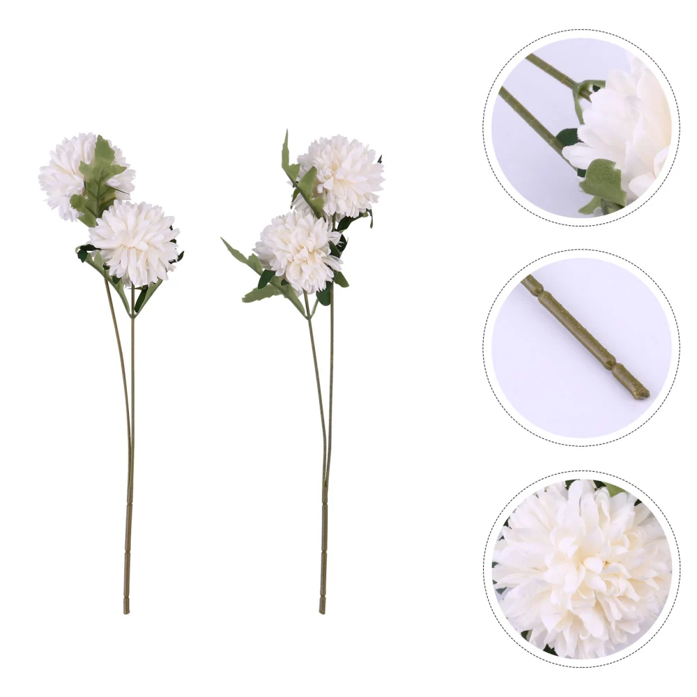 2pcs Artificial Flowers Simulation Hydrangea Flowers for Wedding Decoration