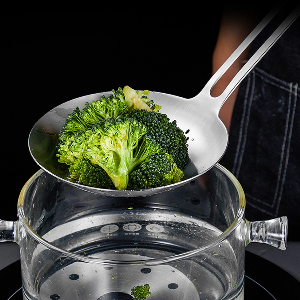 Portable Stainless Steel Colander Convenient Hot-pot Strainer Kitchen Gadget