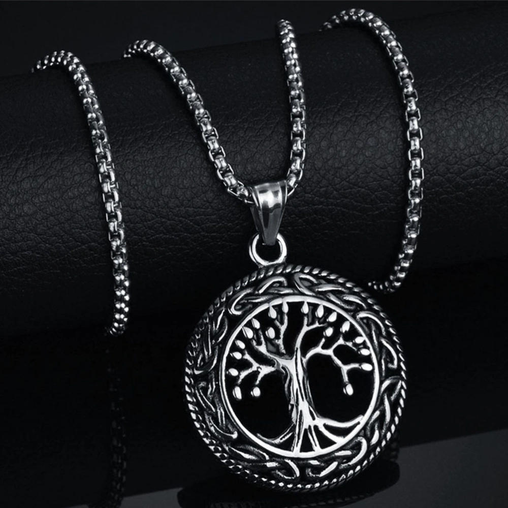 Tree Necklace Unisex Neck Chain Tree Pendant Necklace Personalized Neck Jewelry