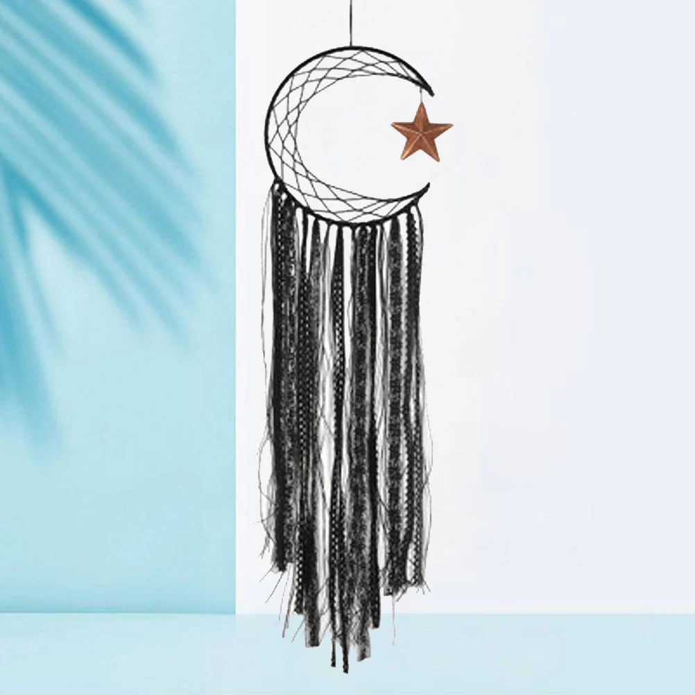 Star Moon Dreamcatcher Feather Tassels Style Hanging Decoration Car Home Pendant