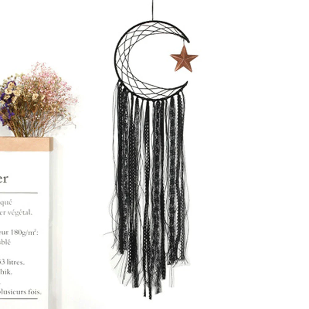 Star Moon Dreamcatcher Feather Tassels Style Hanging Decoration Car Home Pendant