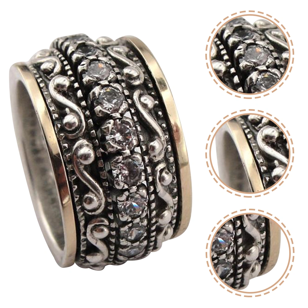Antique Carved Ring Vintage Finger Band Joint Ring Retro Personalized Finger Ring