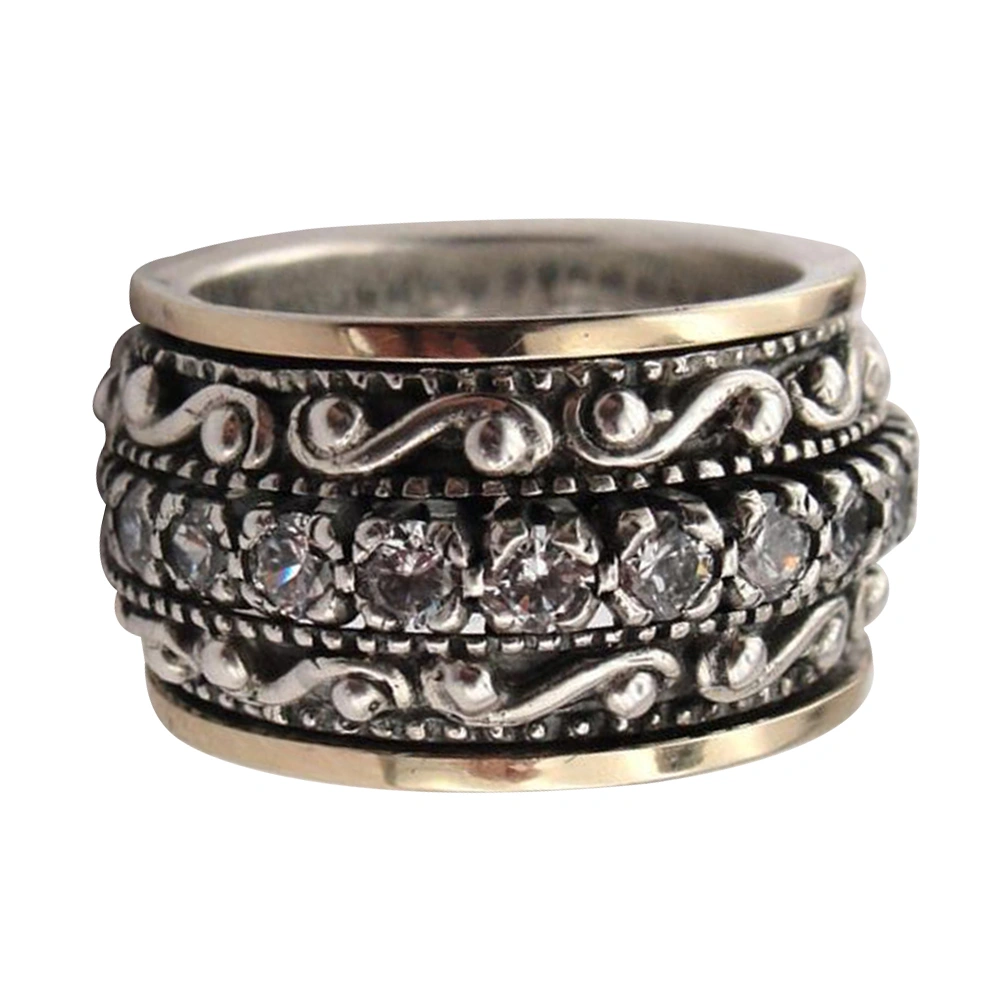 Antique Carved Ring Vintage Finger Band Joint Ring Retro Personalized Finger Ring