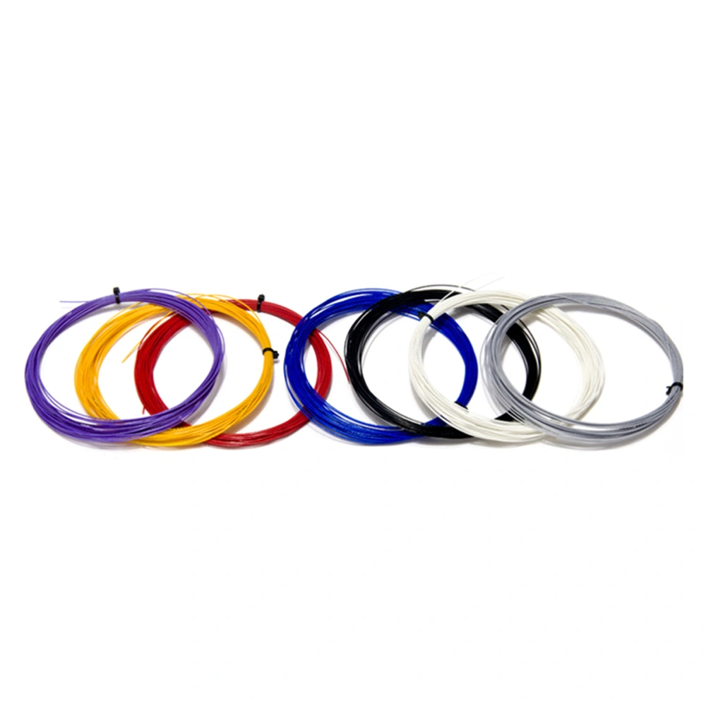 High Elastic Durable Badminton Racket String Racquet Replacement Lines 0.69mm Random Color (Line 70)