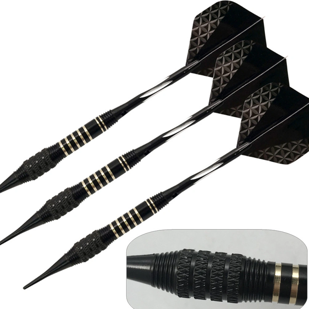 1 Set Professional High-End Darts Pin-Type Darts 18g Hard Darts with Storage Case (Black)