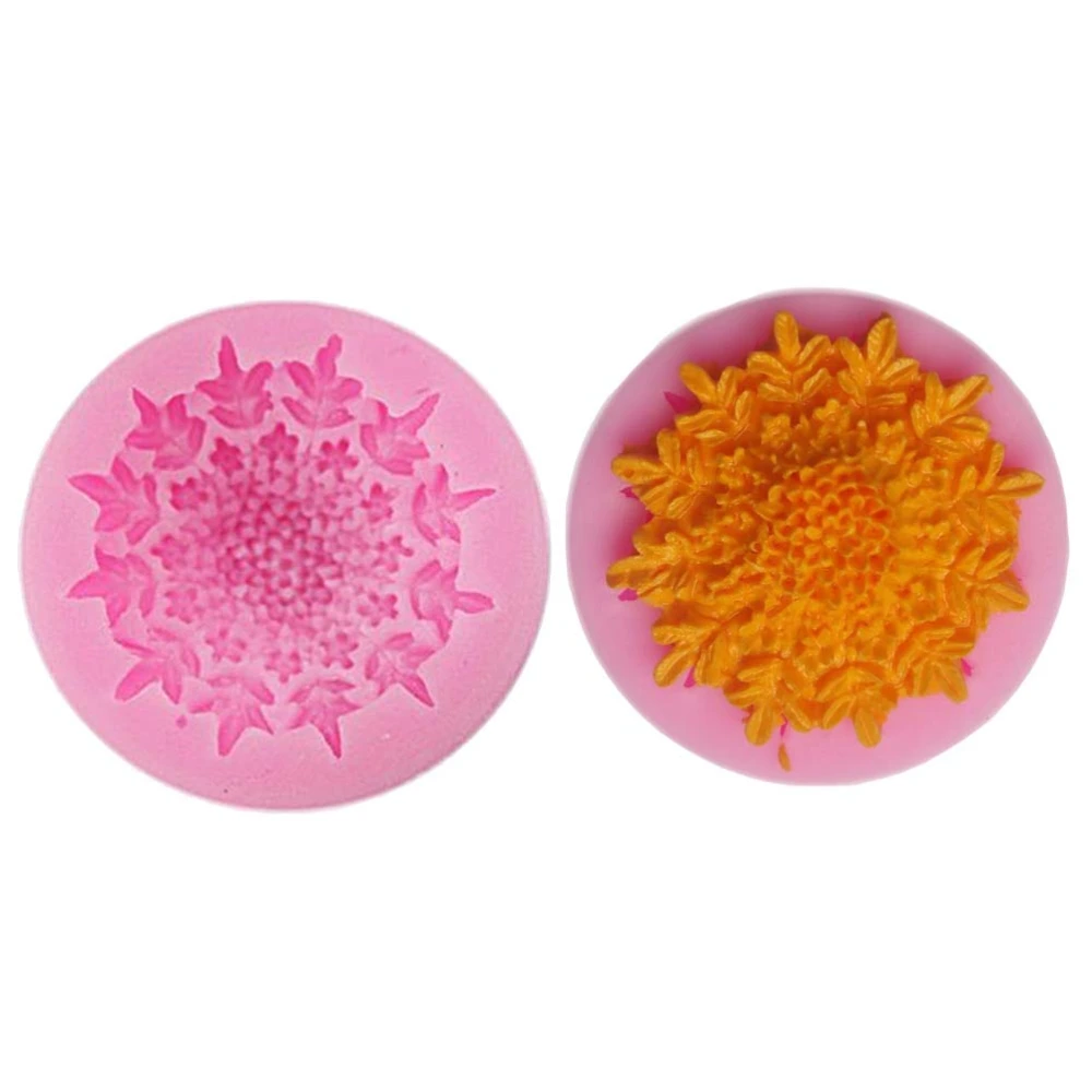 Flower Shape Silicone Mold Cake Fondant Biscuit Mold Cake Decorating Bakeware Tool