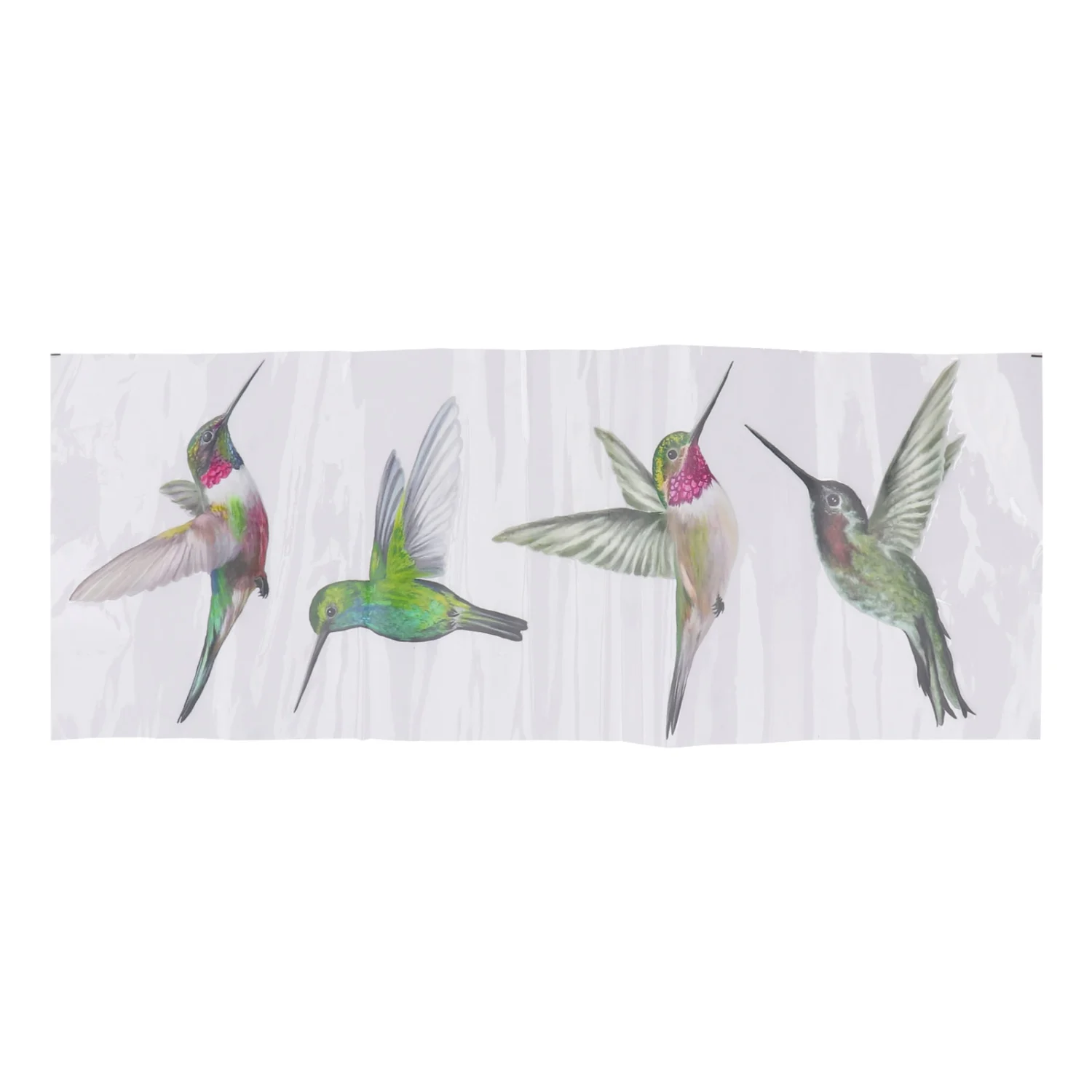 4PCS Hummingbird Electrostatic Glass Decal Anti-collision Hummingbird Sticker