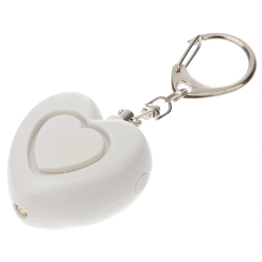 Safe Sound Personal Alarm Heart Shaped Personal Security Alarm Keychain with Lights