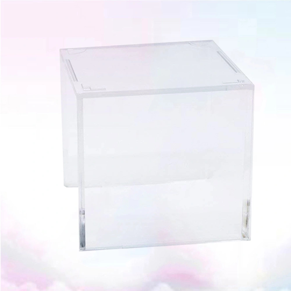 1PC Acrylic Tennis Ball Case Baseball Display Stand Softball Storage Box Holder (Transparent)