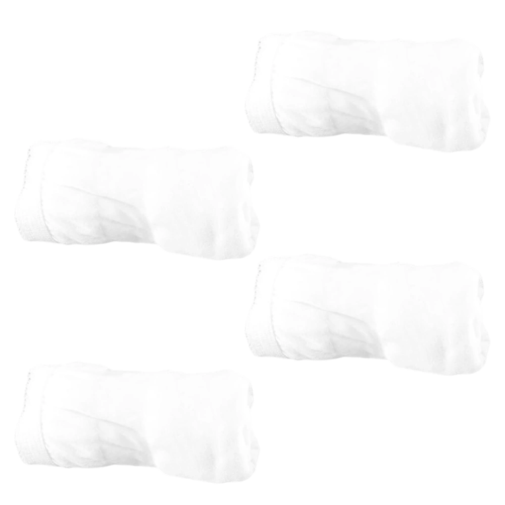 4pcs of One Set Disposable Underpants Breathable Cotton Briefs Portable Underwear Panties for Pregnant Woman (Size XXXL)