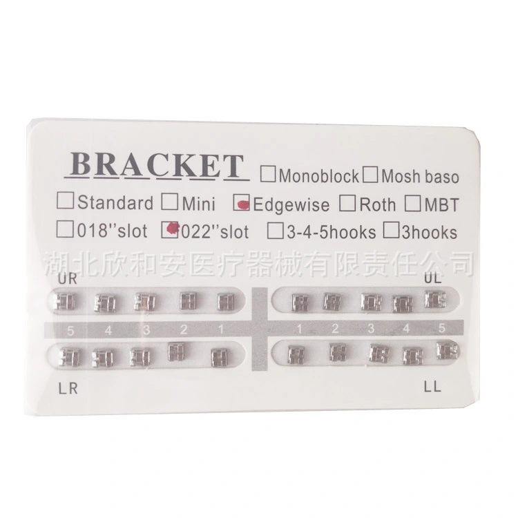 Stainless Steel Teeth Brace Bracket Orthodontic Brace Bracket Safe Brace Bracket