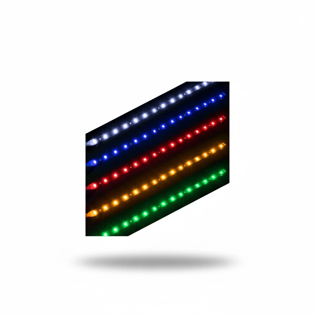 Waterproof 12V 30cm Car Auto Decorative Flexible LED Strip Car LED Daytime Running Light (Yellow)