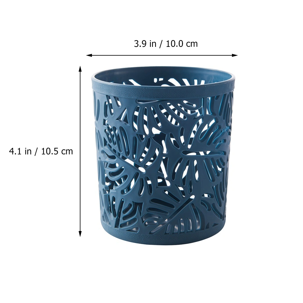 3pcs Hollow-out Pen Holder Pencil Container Desktop Stationery Organizer