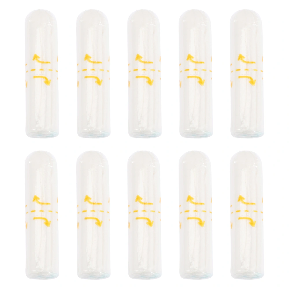 50pcs Sanitary Tampon Finger Push-in Tampon One-time Tampon Women Supplies