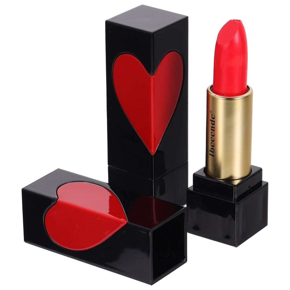 2Pcs Makeup Lipsticks Solid Color Lipsticks Long Lasting Moistening Lipsticks