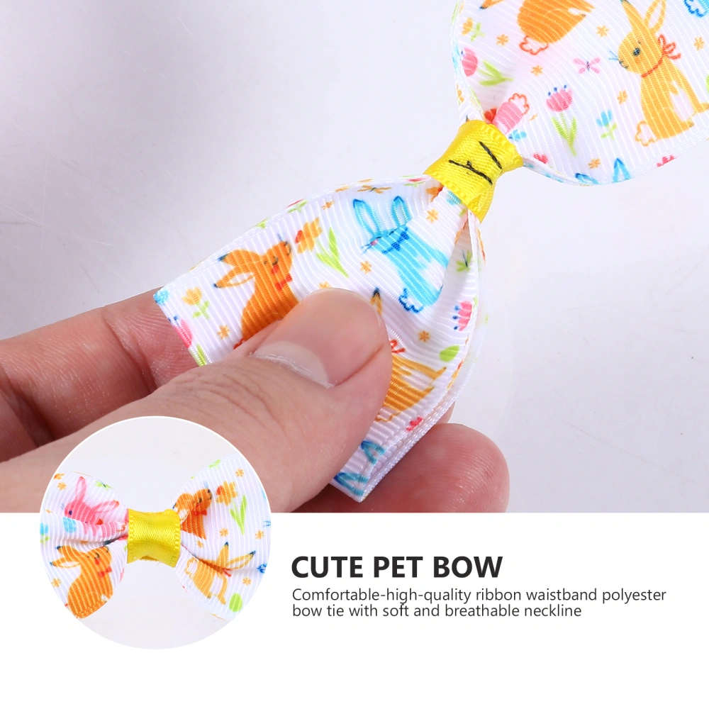 8 Pcs 1 Set Beautiful Creative Pet Ties Head-wears Exquisite Pet Supplies