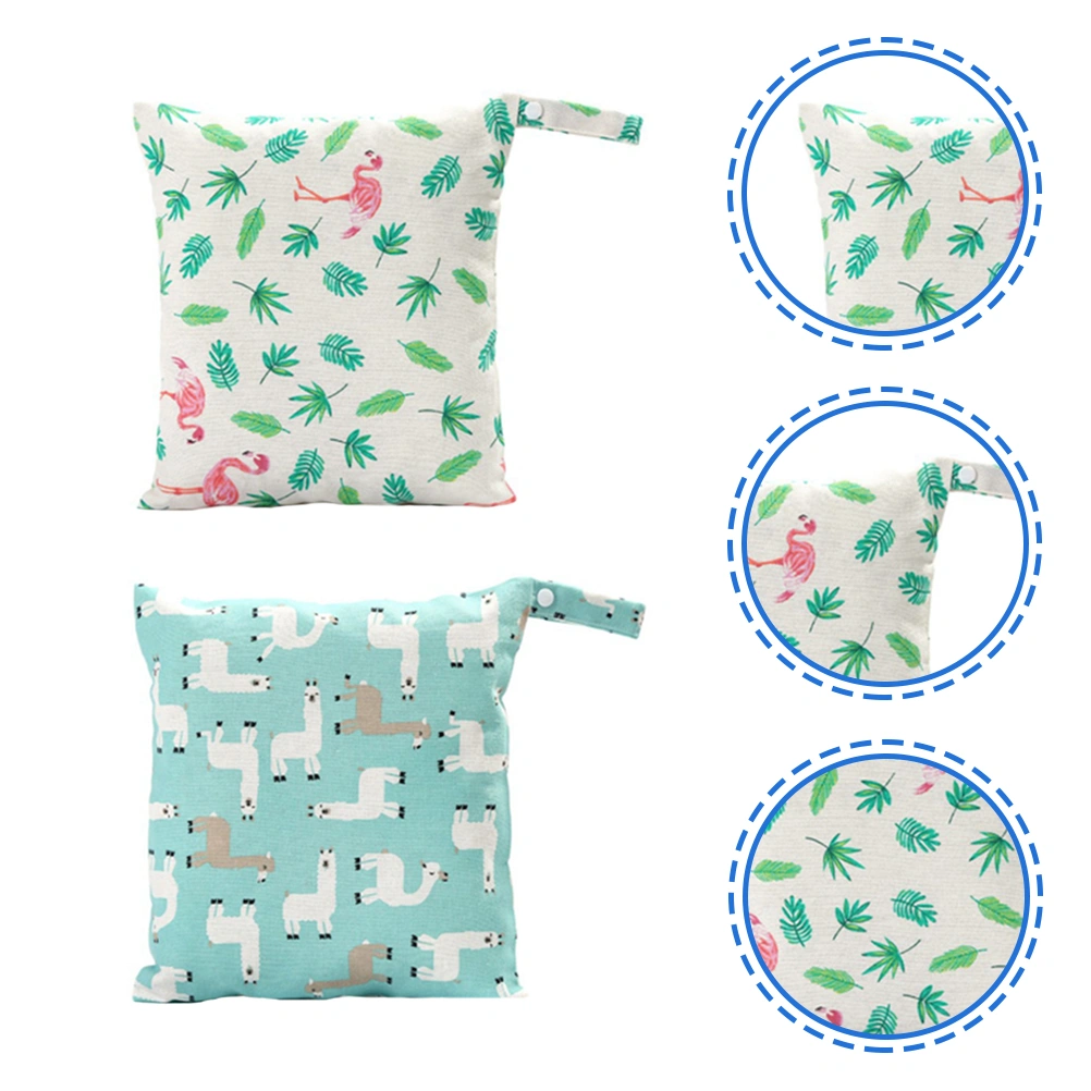 2pcs Portable Diaper Bag Organizing Pouches Baby Diaper Bag Organizer Pouch
