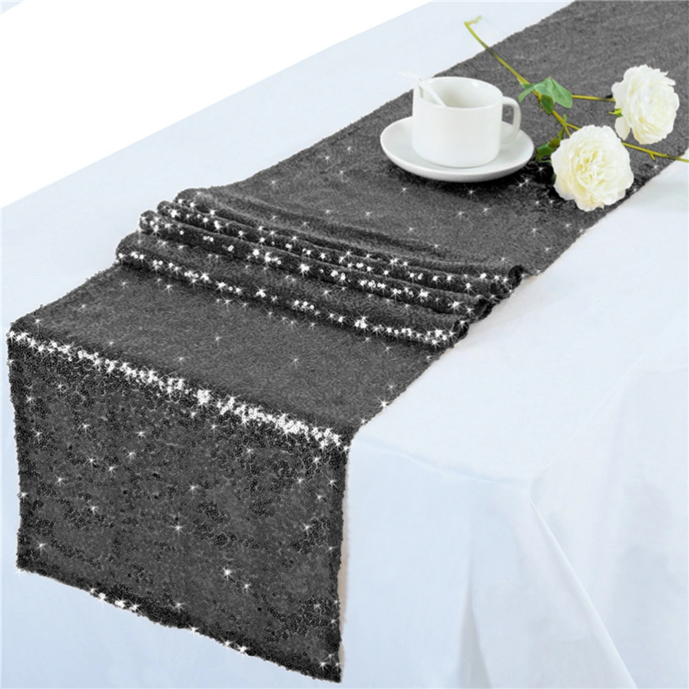 Sequin Table Runner Glitter Table Runner for Wedding Birthday Festival Banquet