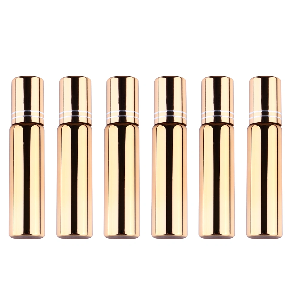 6pcs Roll on Bottles with Stainless Steel Ball Perfume Bottles for Home Travel