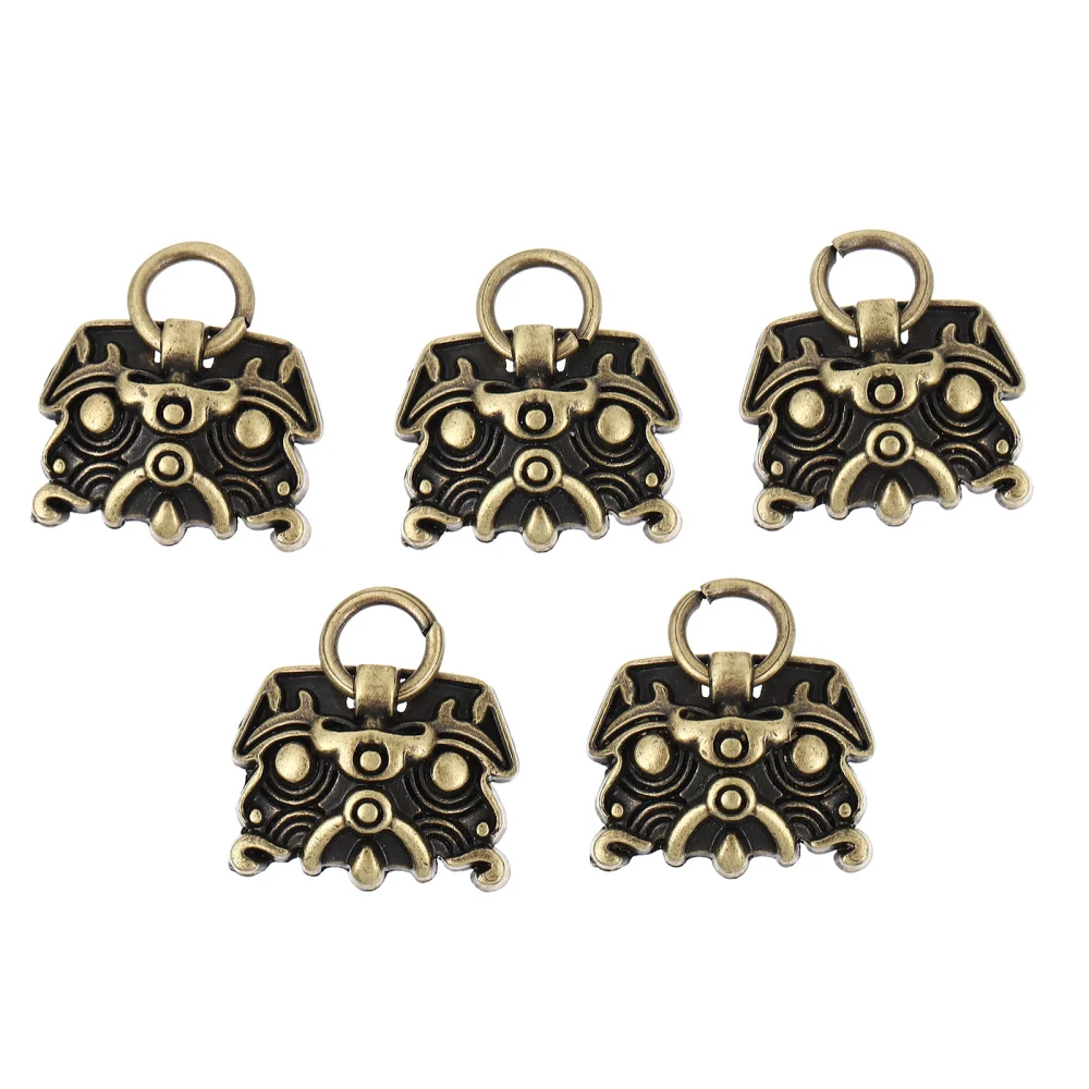 5Pcs Alloy Chinese Style Buttons Creative Sewing Buttons Clothes Accessories