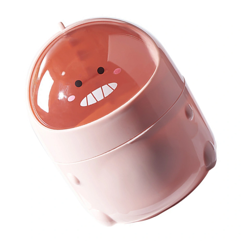 Cartoon Mini Trash Bin Office Mini Wastebasket Desktop Garbage Storage Can