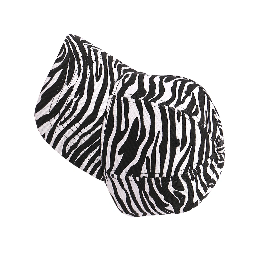 Cow-stripe Outdoor Peaked Decor Cotton Peaked Outdoor Sun Hat