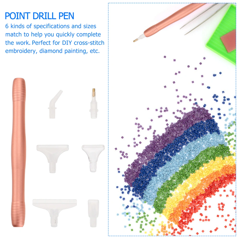 1 Set Diamond Picture Painting Pens Double-end Diamond Pick Pens Dotting Tool