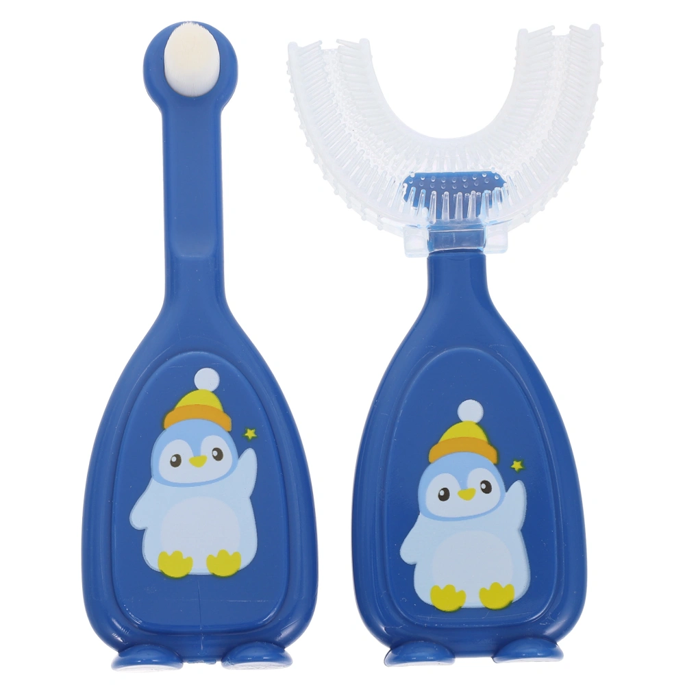 1 Set U-shaped Manual Toothbrush Manual Kids Toothbrush Tooth Cleaning Brush