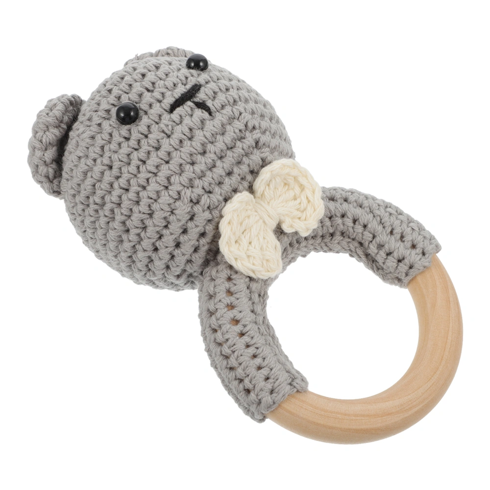 Baby Teething Ring Crotchet Cartoon Decor Baby Infant Grip Chewing Toy