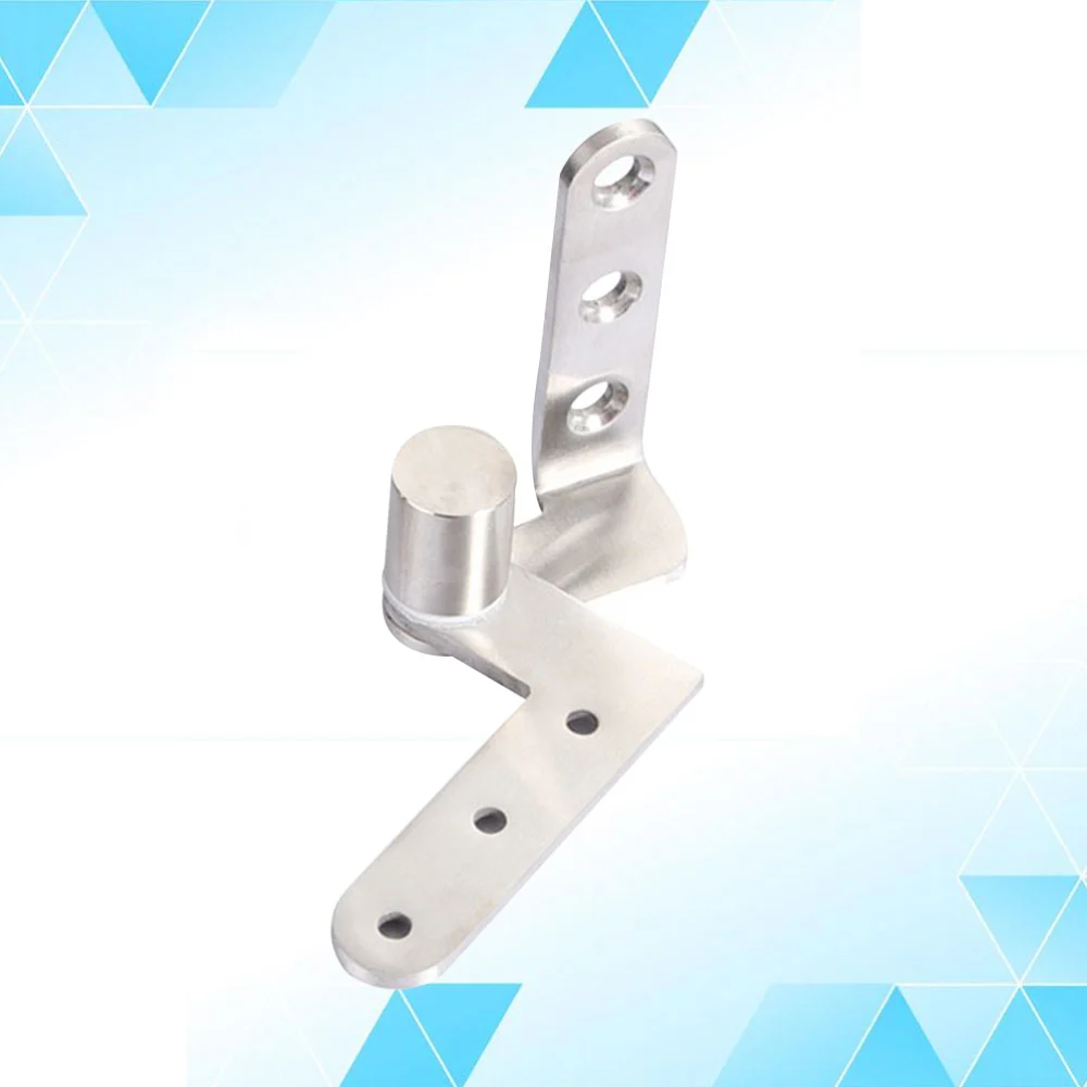 Stainless Steel Rotation Door Hinge Practical Door Hinge Wooden Door Up and Down Door Shaft Hinge (80x50x3mm)