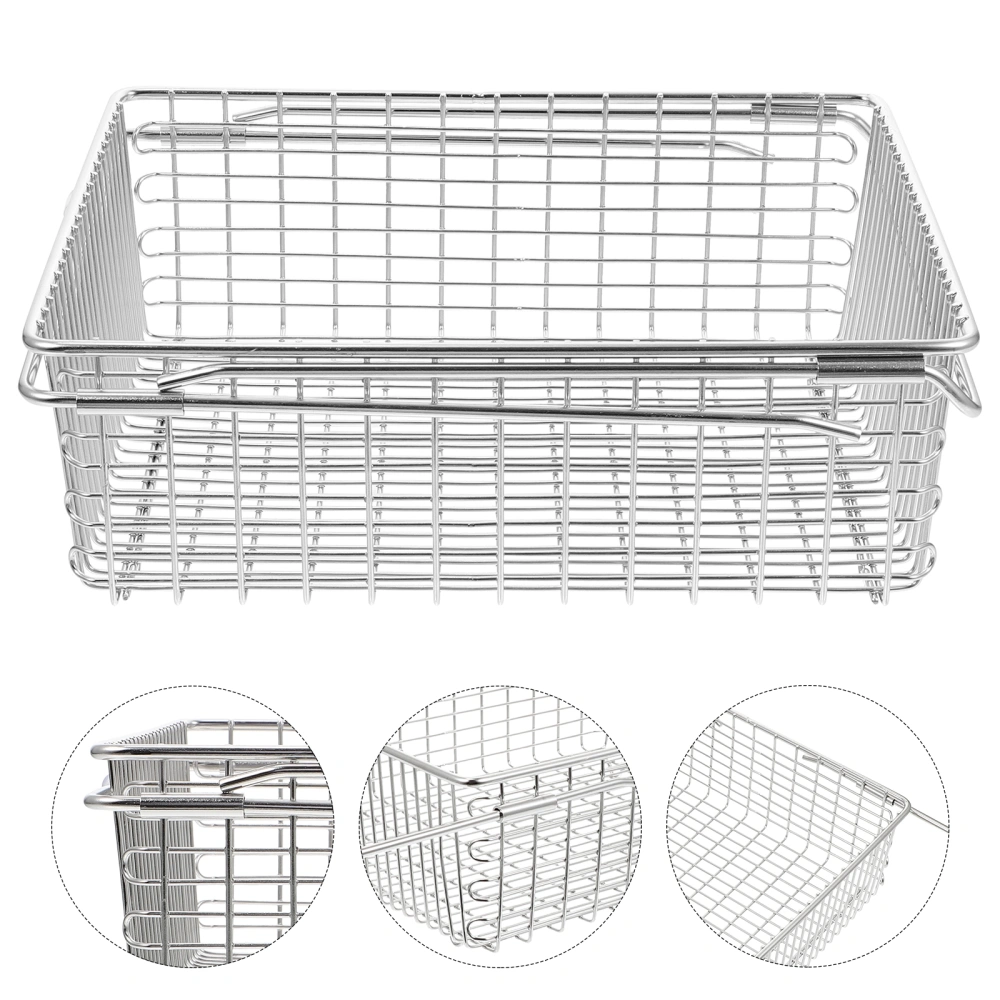 1pc Retractable Kitchen Drain Rack Multifunctional Dish Rack for Home (Silver)