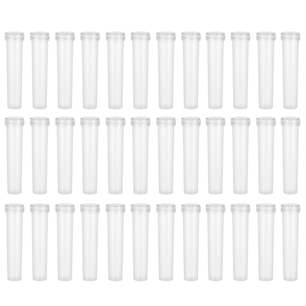 100 Pcs Floral Water Tubes Flowers Fresh Nutrition Culture Water Storage Small Test Tubes Flower Holder Flower Nutrition Container (White)