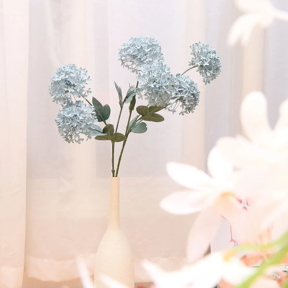 2pcs Artificial Flowers Simulation Hydrangea Flowers for Wedding Decoration