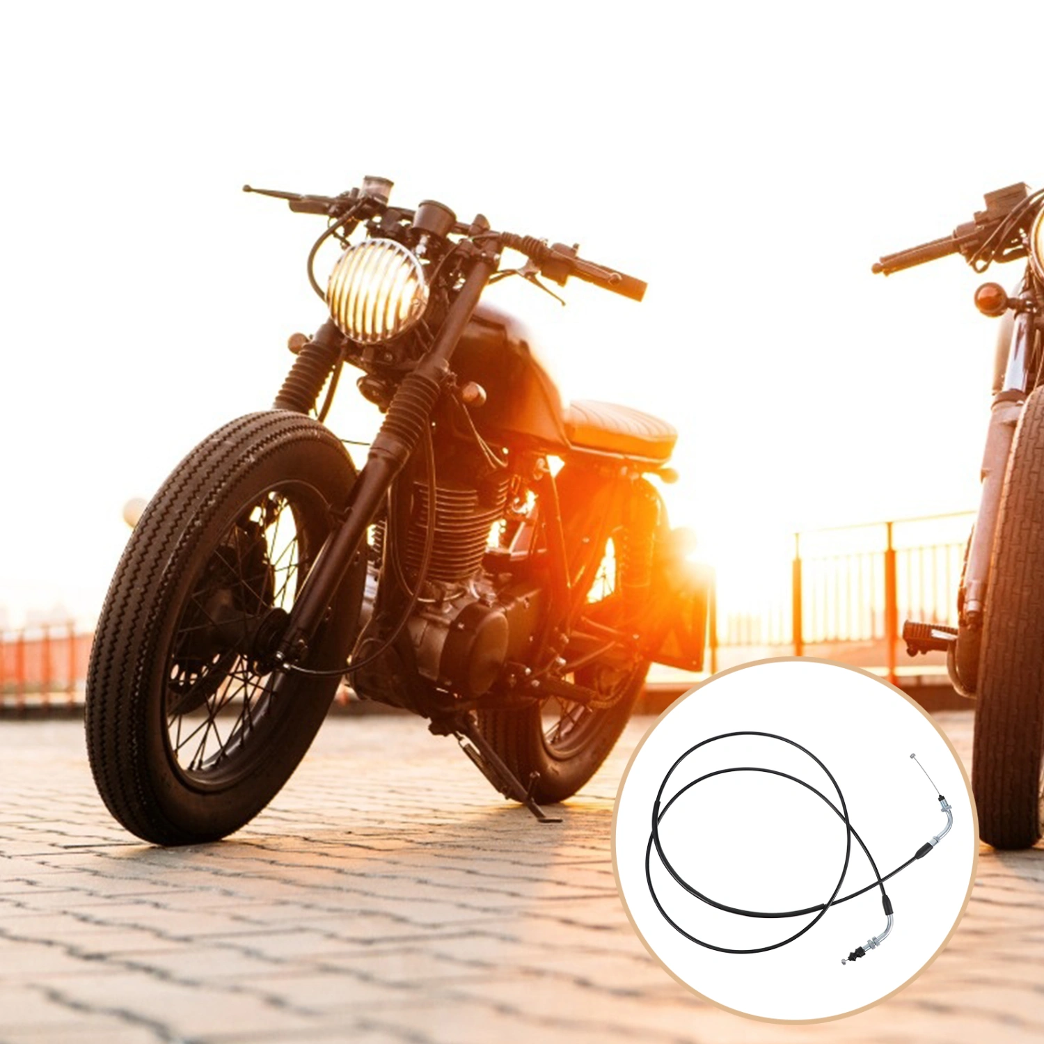 1pc Durable Motorcycle Throttle Cable Line Wire Throttle Cable Accessories
