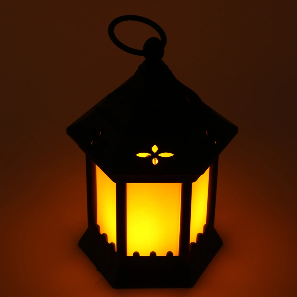 1PC Halloween Lantern Home Yard Adornment Burning Flames Lantern Without Battery