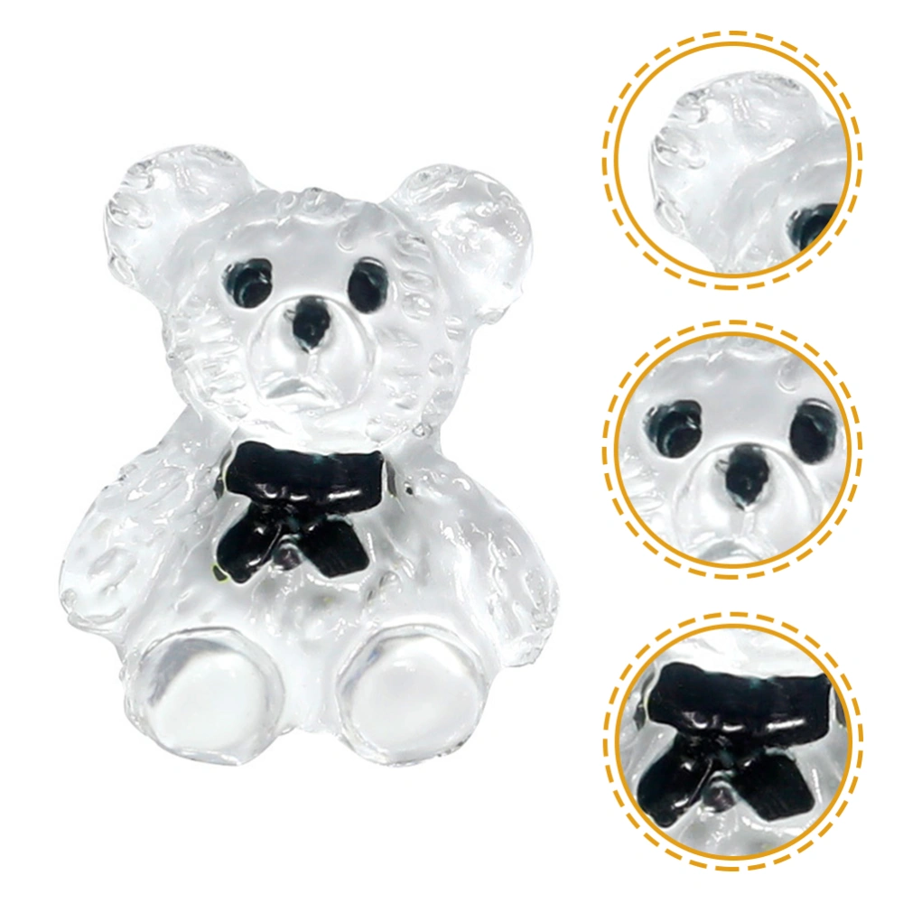 40pcs Little Bear Nail Charm Lovely Nail Art Decorations Manicure Ornaments