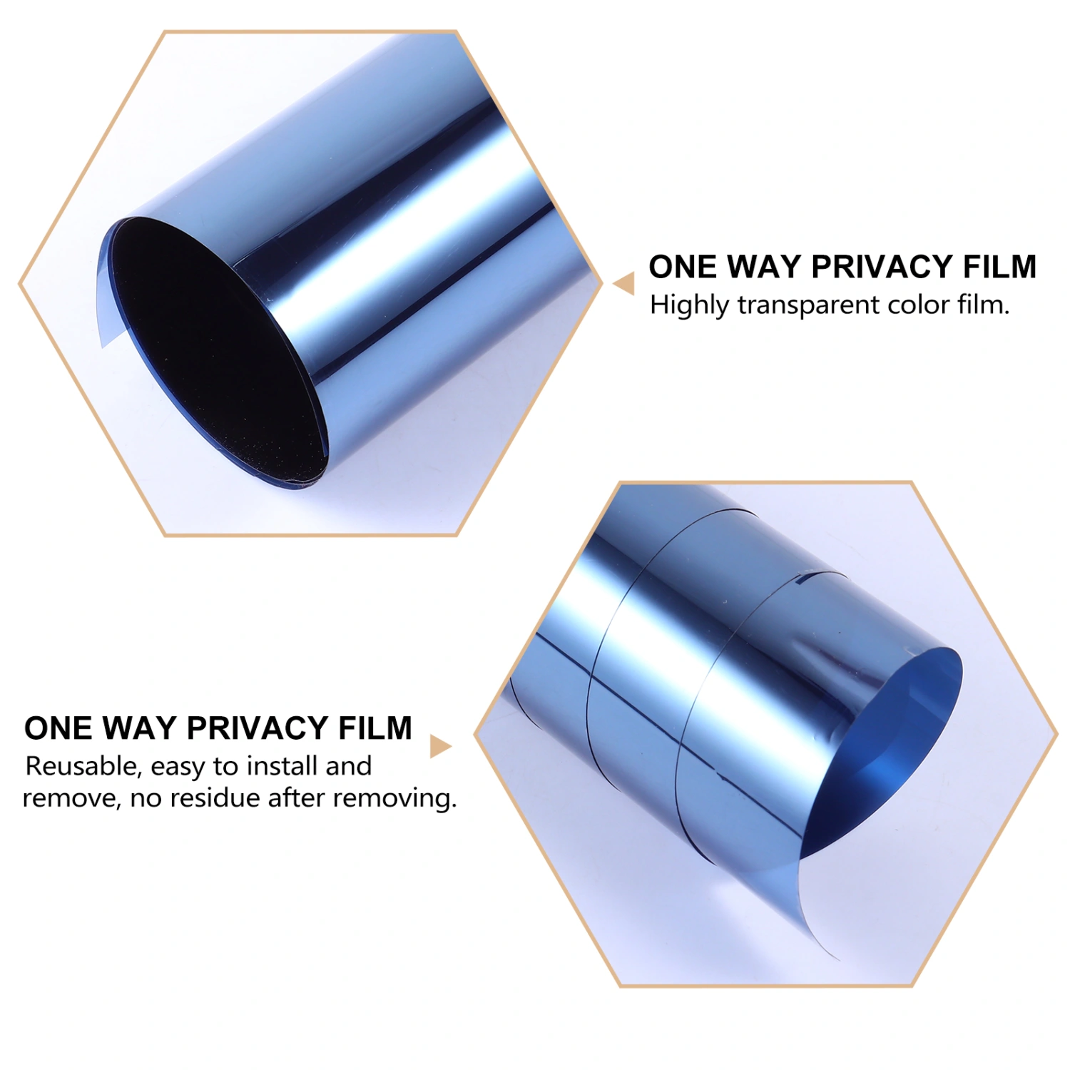 Blackout Window Stickers Anti UV Light Blocking Glass Films Privacy Window Film