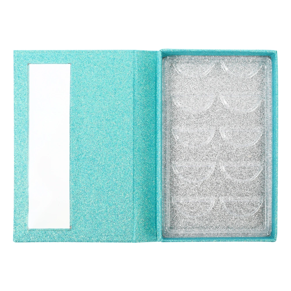 Glitter False Eyelash Case Fake Eyelash Packing Box Eyelash Holder Box