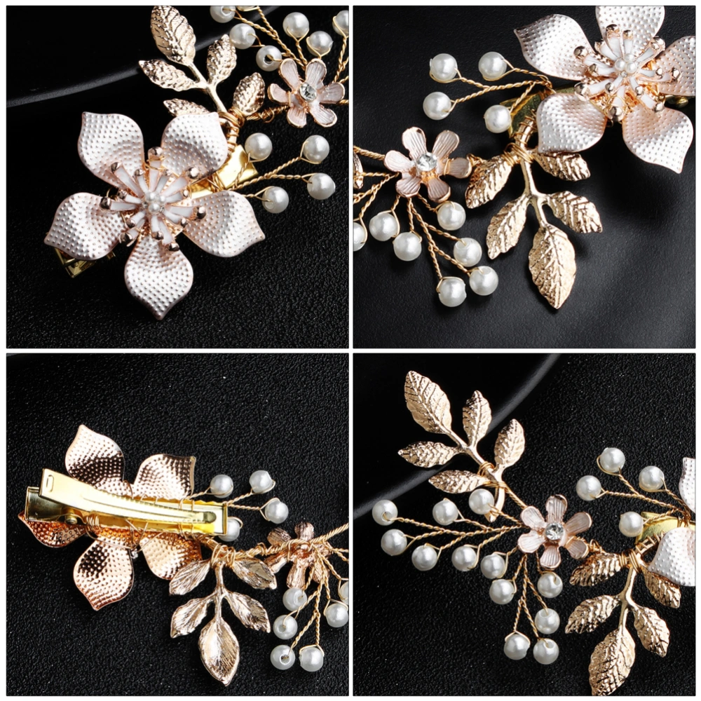 1Pc Pretty Flower Hair Pin Retro Hair Clip Bride Side Clamp Delicate Barrette