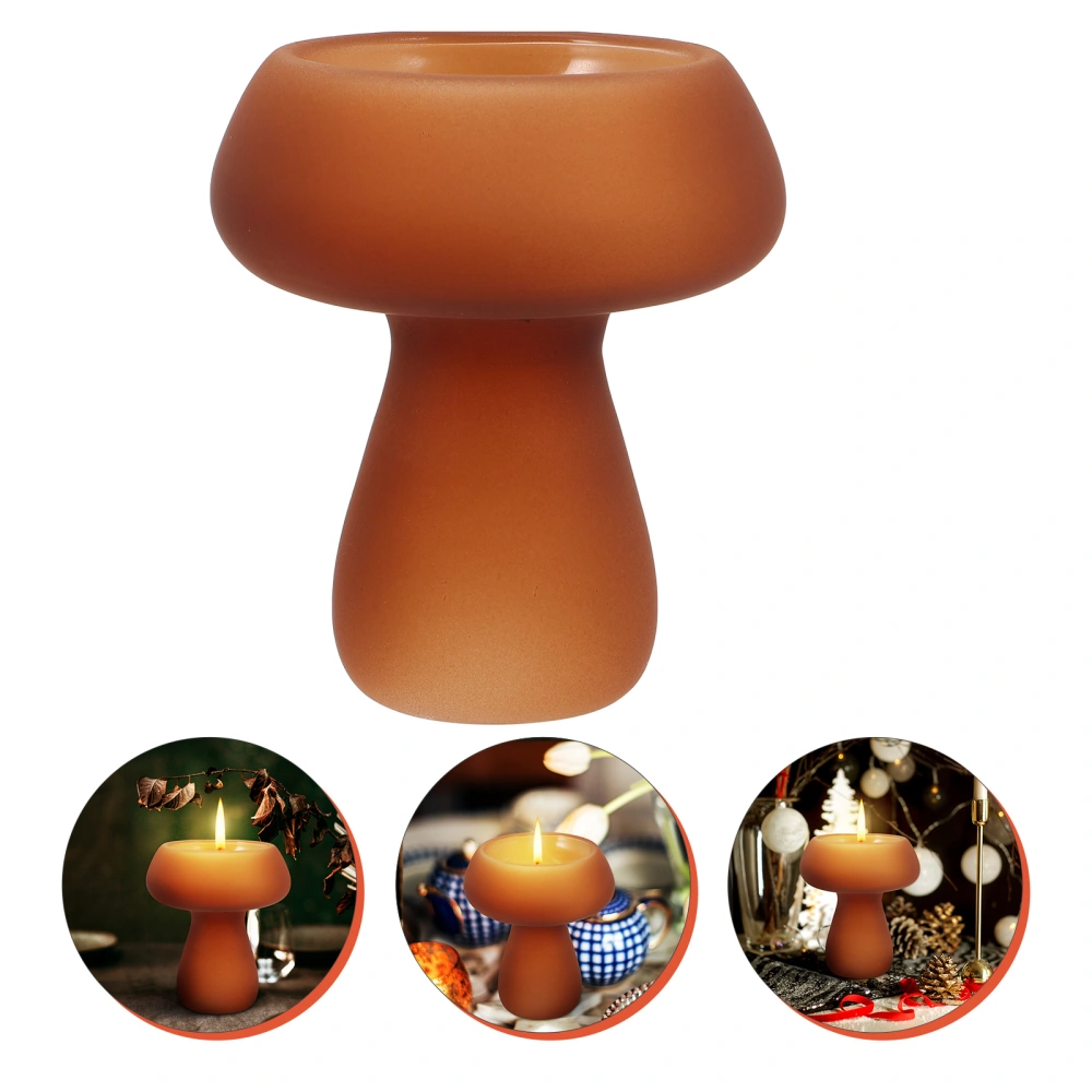 Mushroom-Shaped Candlestick Table Candle Stand Decorative Candle Holder