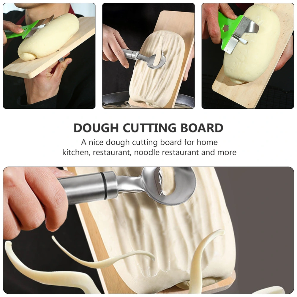 1pc Home Kitchen Cutting Noodles Board Wood Board Dough Board Holder Plate